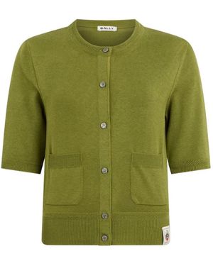 Bally Kurzärmeliger Cardigan - Grün