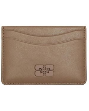 Ganni Bou Card Holder - Brown