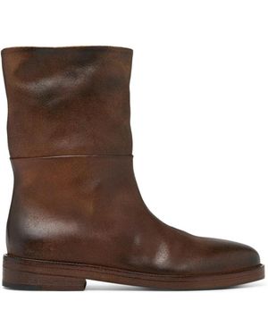 Marsèll Tubetto Lederstiefel Mit Poliertem Effekt - Braun