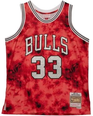 Mitchell & Ness X Nba Chicago Bulls 1997 Pippen Galaxy Swingman Tank Top - Red