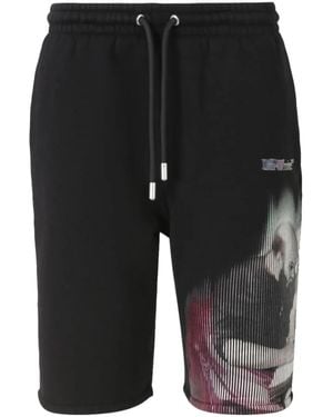 Off-White c/o Virgil Abloh バミューダショーツ - ブラック