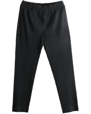 Homme Plissé Issey Miyake Pleated Trousers - Black