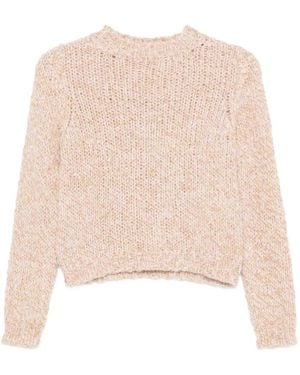 iBlues Chunky-Knit Long-Sleeve Jumper - Natural