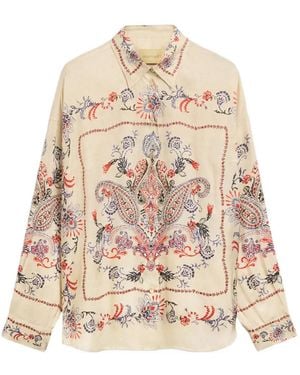 Momoní Pitanga Bis Printed Shirt - Natural