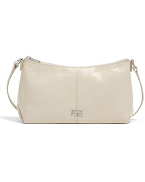 Bimba Y Lola Zip Leather Mini Bag - White