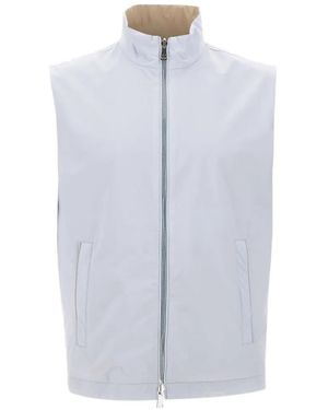 Paul & Shark Gilet Zippé À Design Réversible - Blue