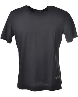 Paolo Pecora サイドスリット Tシャツ - ブラック