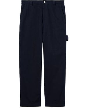 Gucci Hose mit Logo-Patch - Blau