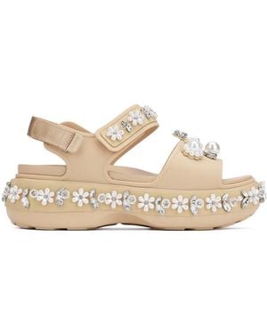 Crocs™ X Simone Rocha Sandales Soho À Ornements - Neutre