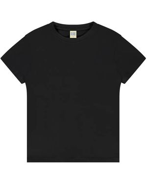 Flore Flore Short-Sleeve Cotton T-Shirt - Black