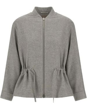 Herno Parka Resort Con Coulisse - Grigio