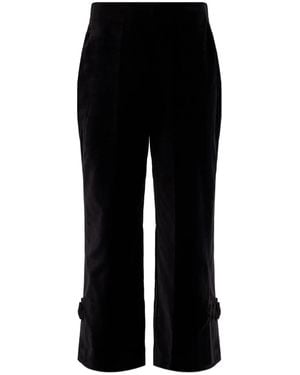 Posse Quincy Bow-Detail Pants - Black