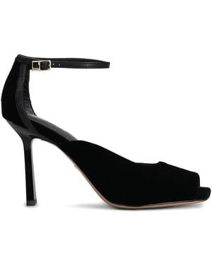 Lola Cruz 90Mm Qelina Sandals - Black