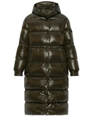 Moncler Cavettaz Hooded Puffer Coat - Green