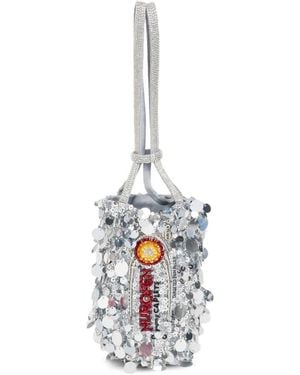 Anya Hindmarch Nurofen Beuteltasche Mit Pailletten - Weiß