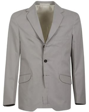 Jil Sander Single-Breasted Blazer - Gray