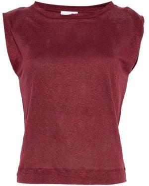 Niu Boat-Neck T-Shirt - Red