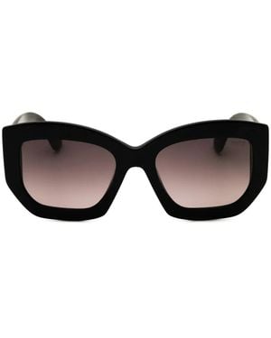 PUCCI Ep0211 Geometric-Frame Sunglasses - Black