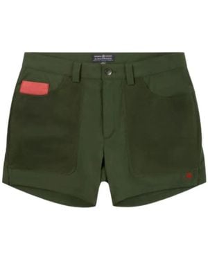 Amundsen Patch Pocket Shorts - Green