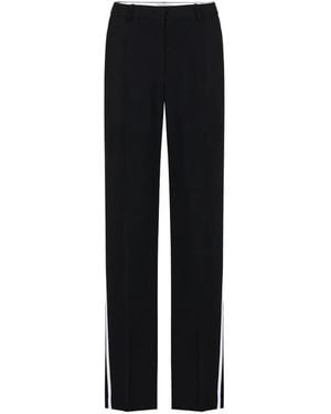 Iceberg Side-Stripe Tailored Pants - Black