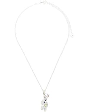 YVMIN Bear-Pendant Necklace - White