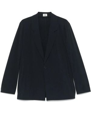 DRYKORN Blazer con aplique del logo - Azul