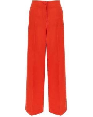 Brioni Wool-silk Pants - Red