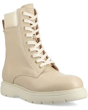 BOSS Lace-Up Boots - Natural