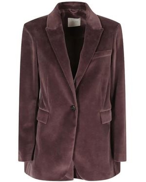 Circolo 1901 Single-Breasted Blazer - Brown
