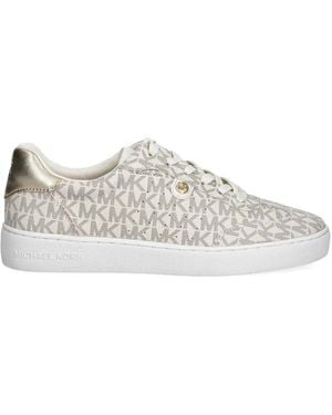 MICHAEL Michael Kors Scotty Logo-Pattern Trainers - White