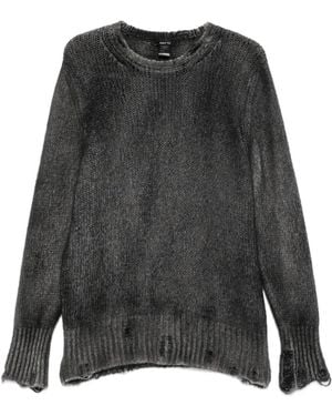 Avant Toi Jersey Con Efecto Envejecido - Gris