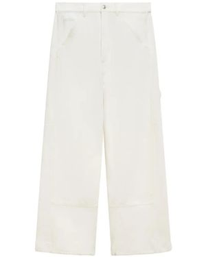 Marni Denim Wide-Leg Jeans - White