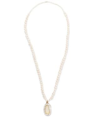 Atelier Inscrire Daucus Pearl Necklace - White