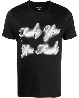 Private Stock Graphic-Print T-Shirt - Black