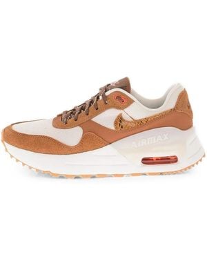 Nike Air Max Systm Se Reptile-Effect Sneakers - Brown