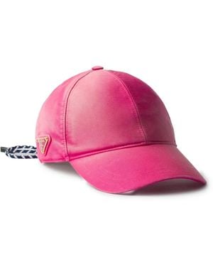Prada Baseballkappe aus Baumwolle - Pink
