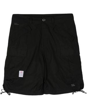 Undercover Multi-Pockets Drawstring Hem Shorts - Black
