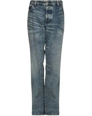 DIESEL Textured Pants - Blue