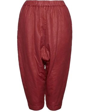 Comme des Garçons Bonded Trousers - Red