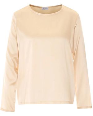 RUE DU BAC Long-Sleeve Blouse - Natural