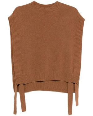 A.P.C. Strap-Detail Vest - Brown