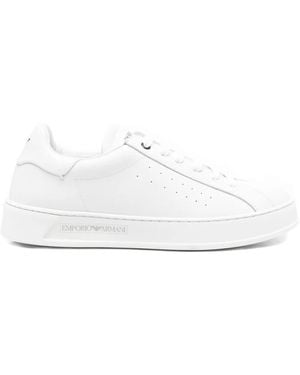 Emporio Armani Sneakers mit Logo - Weiß