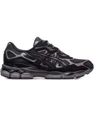 Asics Gel-Nyc Suede And Mesh Sneakers - Black