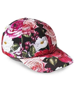 ANTI SOCIAL SOCIAL CLUB Guard Down Floral-Print Baseball Cap - Red