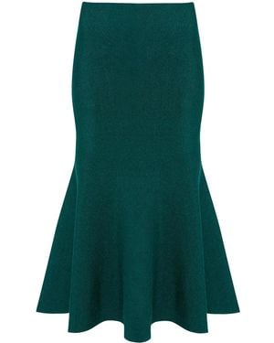 Victoria Beckham Vb Body フレア スカート - グリーン