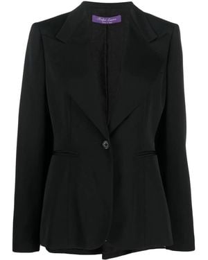 Ralph Lauren シングルジャケット - ブラック
