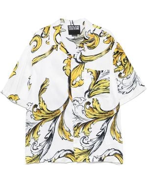 Versace Jeans Couture Outline Barocco Shirt - White