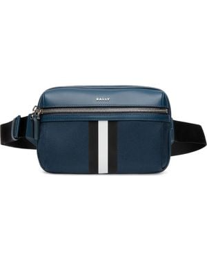 Bally Ribbon-Detail Belt Bag - Blue