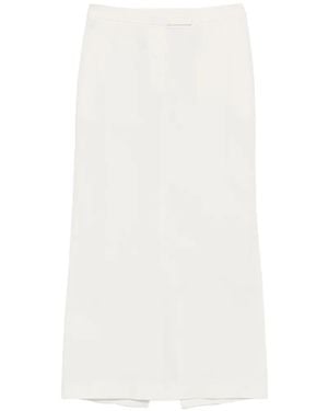 Patrizia Pepe Pencil Skirt - White