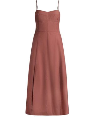 12 STOREEZ Pocket-Detail Midi Dress - Purple